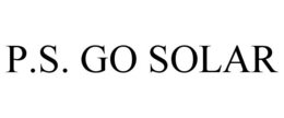 P.S. GO SOLAR trademark