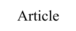 ARTICLE trademark