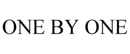 ONE BY ONE trademark