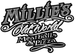 MILLIE'S OLD WORLD MEATBALLS & PIZZA trademark