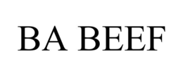 BA BEEF trademark