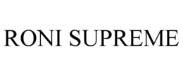 RONI SUPREME trademark