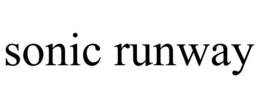 SONIC RUNWAY trademark
