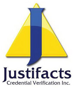 J JUSTIFACTS CREDENTIAL VERIFICATION INC. trademark