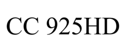 CC 925HD trademark