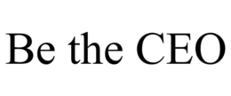 BE THE CEO trademark
