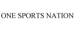 ONE SPORTS NATION trademark