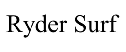 RYDER SURF trademark