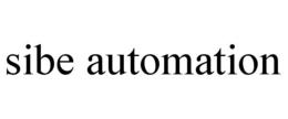 SIBE AUTOMATION trademark
