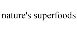 NATURE'S SUPERFOODS trademark