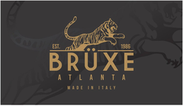 EST. 1986 BRÜXE ATLANTA MADE IN ITALY trademark