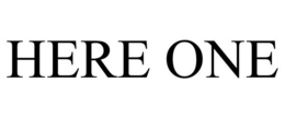 HERE ONE trademark