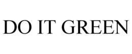 DO IT GREEN trademark