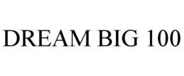 DREAM BIG 100 trademark