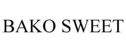 BAKO SWEET trademark