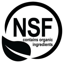 NSF CONTAINS ORGANIC INGREDIENTS trademark