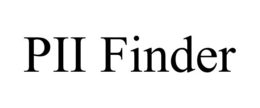 PII FINDER trademark
