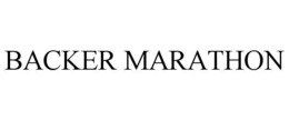 BACKER MARATHON trademark