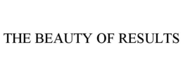 THE BEAUTY OF RESULTS trademark