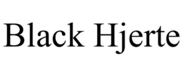 BLACK HJERTE trademark