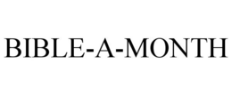 BIBLE-A-MONTH trademark
