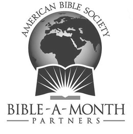AMERICAN BIBLE SOCIETY BIBLE-A-MONTH PARTNERS trademark
