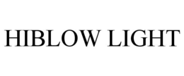 HIBLOW LIGHT trademark