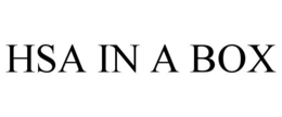HSA IN A BOX trademark