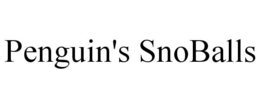 PENGUIN'S SNOBALLS trademark