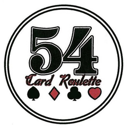 54 CARD ROULETTE trademark