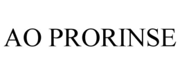 AO PRORINSE trademark