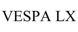 VESPA LX trademark
