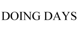 DOING DAYS trademark