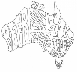 BEER CHOPS SNAG GOON THONGS B.B.Q DIP trademark