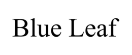 BLUE LEAF trademark
