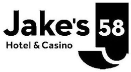 JAKE'S 58 HOTEL & CASINO J trademark