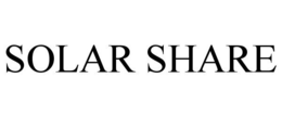 SOLAR SHARE trademark