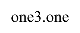 ONE3.ONE trademark