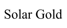 SOLAR GOLD trademark