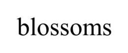 BLOSSOMS trademark