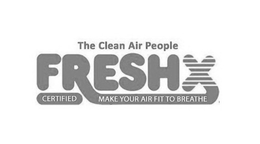THE CLEAN AIR PEOPLE FRESHX CERTIFIED MAKE YOUR AIR FIT TO BREATHE trademark