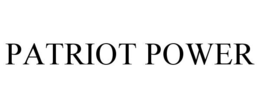 PATRIOT POWER trademark