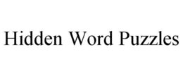 HIDDEN WORD PUZZLES trademark