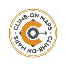 ·CLIMB-ON MAPS· CLIMB-ON MAPS CO trademark