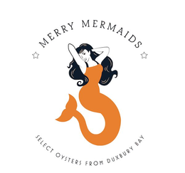 MERRY MERMAIDS SELECT OYSTERS FROM DUXBURY BAY trademark