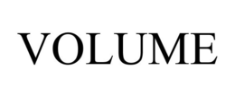 VOLUME trademark