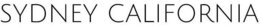 SYDNEY CALIFORNIA trademark