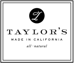 T TAYLOR'S MADE IN CALIFORNIA ALL NATURAL trademark