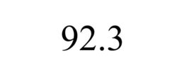 92.3 trademark