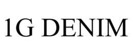 1G DENIM trademark